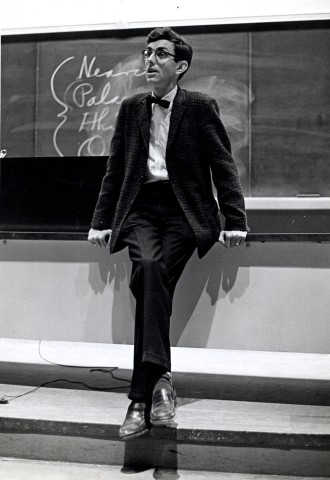 William Keeton lecturing